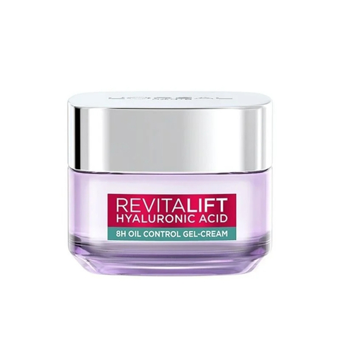 Kem Dưỡng Cấp Ẩm Kiềm Dầu,Giảm Bóng Nhờn L'Oreal Revitalift Hyaluronic Acid 8H Oil Control 50ml