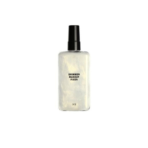 Xịt Khoáng Khóa Nền Trang Điểm 3CE Shimmer Makeup Fixer Mist 95ml (Trắng)