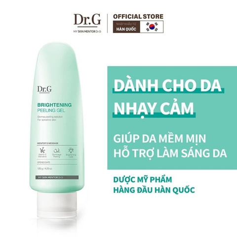 Tẩy Tế Bào Chết Dạng Gel Làm Sáng Da DR.G Brightening Peeling Gel 120g (Nhập Khẩu)