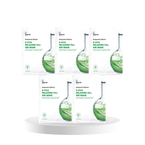 Mặt Nạ Siêu Tinh Chất Phục Hồi Dr Wonjin Ampoule Edition 8 CICA Relaxing Fill Air Mask 27g