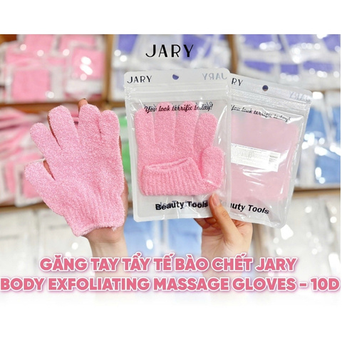 Găng Tay Tẩy Tế Bào Chết Jary 10D Body Scrubber Gloves