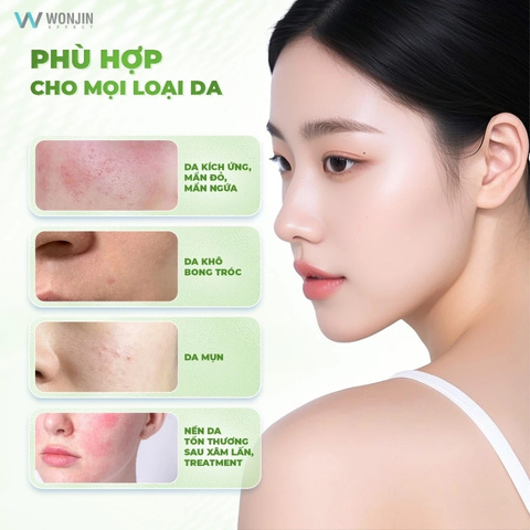 Mặt Nạ Phục Hồi Cấp Tốc Dr Wonjin Instant Repair Cica Sensitive Solution 30ml