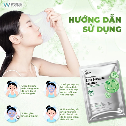 Mặt Nạ Phục Hồi Cấp Tốc Dr Wonjin Instant Repair Cica Sensitive Solution 30ml