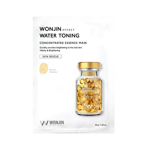 Mặt Nạ Giấy Truyền Trắng Chuyên Sâu Wonjin Effect Water Toning Concentrated Essence Mask (Mẫu Mới)