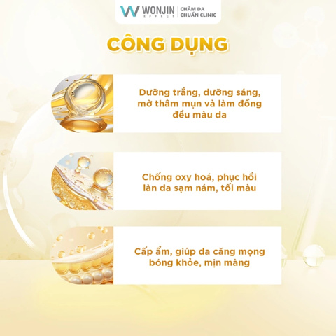 Mặt Nạ Giấy Truyền Trắng Chuyên Sâu Wonjin Effect Water Toning Concentrated Essence Mask (Mẫu Mới)