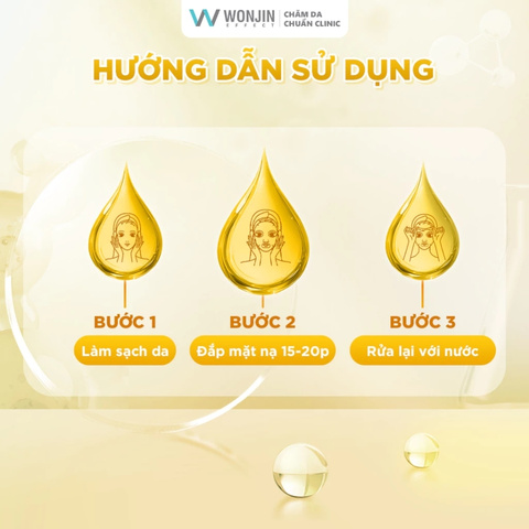 Mặt Nạ Giấy Truyền Trắng Chuyên Sâu Wonjin Effect Water Toning Concentrated Essence Mask (Mẫu Mới)