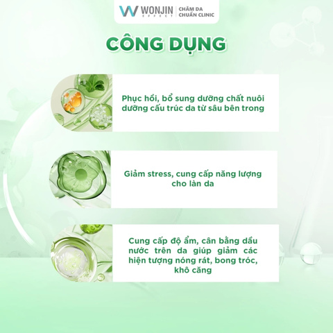 Mặt Nạ Truyền Năng Lượng Wonjin Effect Nourising Supplement Concentrated Essence Mask (Mẫu Mới)