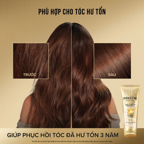 Kem Xả Phục Hồi Liên Kết Tóc Pantene Miracles Daily Serum Treatment 180ml