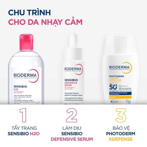 Tẩy Trang Bioderma Cho Da Nhạy Cảm Sensibio H2O 500ml - Mẫu Mới