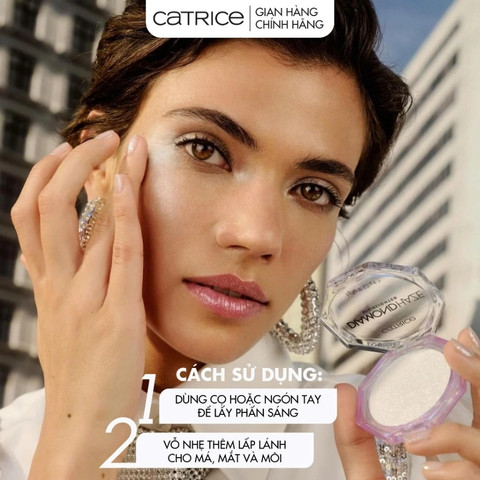Phấn Bắt Sáng Catrice Highlighter Diamond Haze 6g - 010 Gimme Glitter