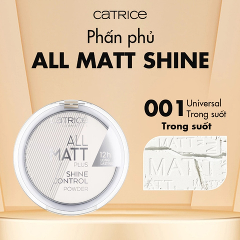 Phấn Phủ Kiềm Dầu Catrice All Matt Plus Shine Control Powder 10g