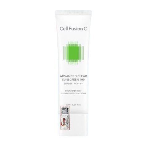 Kem Chống Nắng Kiềm Dầu Cell Fusion C Advanced Clear Sunscreen 100 SPF50+ (Xanh Lá) (Mẫu Mới)