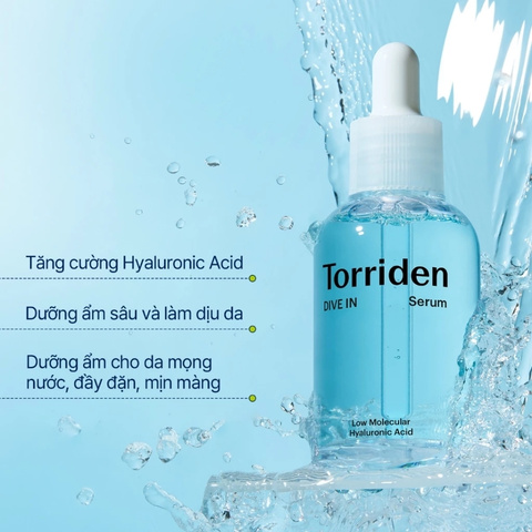 Serum Siêu Cấp Nước Và Phục Hồi Torriden Dive In (Nhập Khẩu)