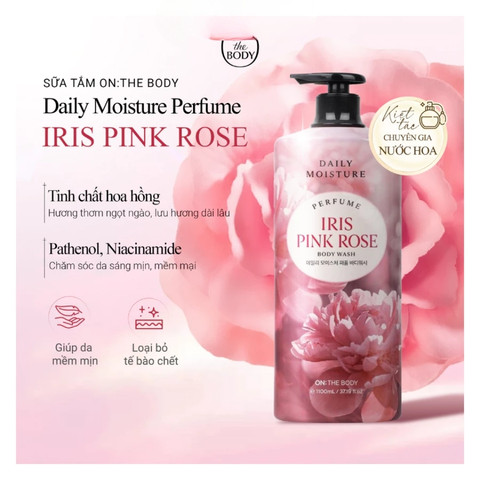 Sữa Tắm On: The Body Perfume Iris Pink Rose 1100ml