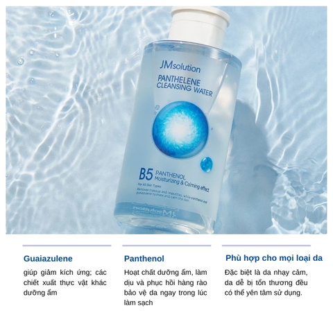 Nước Tẩy Trang JMsolution Panthelene B5 Cleansing Water 500ml
