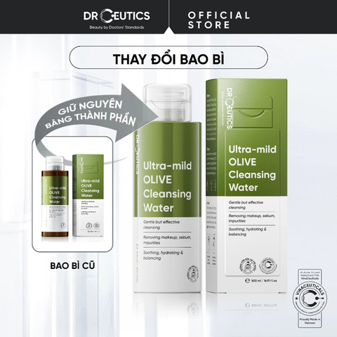 Nước Tẩy Trang DrCeutics Ultra-Mild Olive Cleansing Water