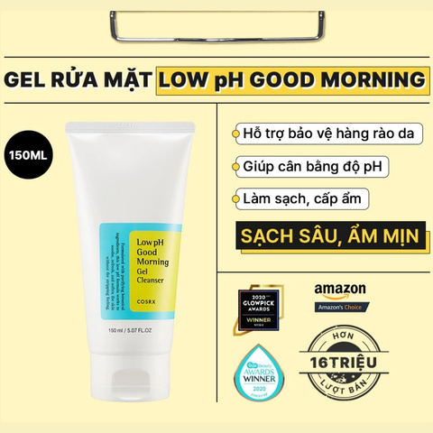 Sữa Rửa Mặt Cosrx Tràm Trà Low pH Good Morning Gel Cleanser 150ml