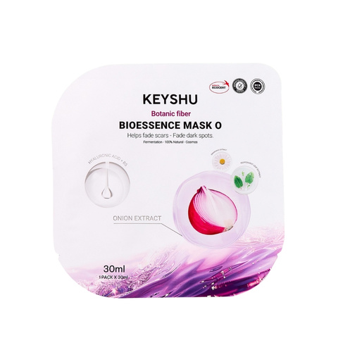 Mặt Nạ Sợi Keyshu Bioessence Mask 0 GLB 30ml (Mẫu Mới) - Botanic (Hành Tím)
