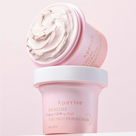 Mặt Nạ Đất Sét Quả Mọng, Thải Độc & Làm Sáng Da Aperire Spa Relief Verry Pretty Pore Mask 120g (Mẫu Mới)