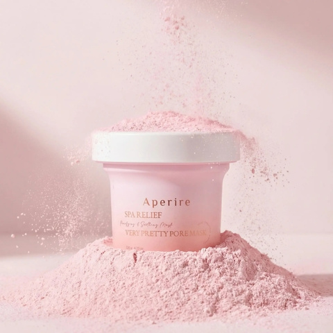 Mặt Nạ Đất Sét Quả Mọng, Thải Độc & Làm Sáng Da Aperire Spa Relief Verry Pretty Pore Mask 120g (Mẫu Mới)