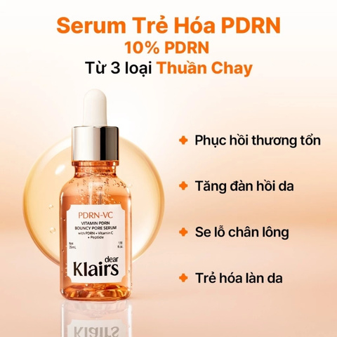 Tinh Chất Klairs Vitamin PDRN Bouncy Pore 35ml