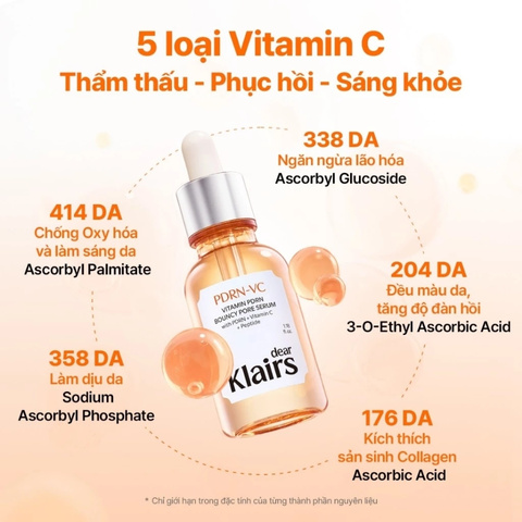 Tinh Chất Klairs Vitamin PDRN Bouncy Pore 35ml