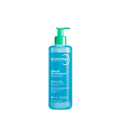 Gel Rửa Mặt Cho Da Dầu & Hỗn Hợp Bioderma Sébium Gel Moussant (Nhập Khẩu) (Mẫu Mới)