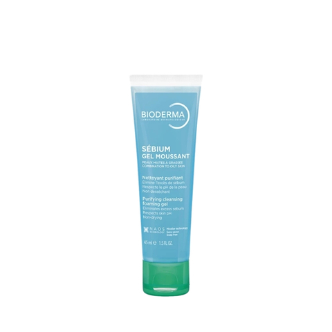 Gel Rửa Mặt Cho Da Dầu & Hỗn Hợp Bioderma Sébium Gel Moussant (Nhập Khẩu) (Mẫu Mới)