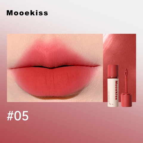Son Kem Lâu Trôi Mooekiss Soft Matte Lip Cream Velvet 3g (Nắp Đỏ)