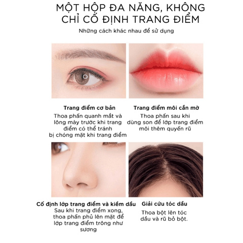 Phấn Phủ Trang Điểm Kiểm Soát Dầu Artmiss Transparent Matte Powder 30g