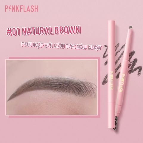 Chì Kẻ Mày Mềm Mịn Chống Trôi Pinkflash Waterproof Auto Eyebrown Pencil