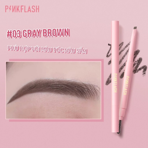 Chì Kẻ Mày Mềm Mịn Chống Trôi Pinkflash Waterproof Auto Eyebrown Pencil