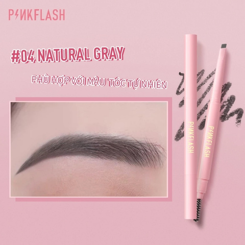 Chì Kẻ Mày Mềm Mịn Chống Trôi Pinkflash Waterproof Auto Eyebrown Pencil