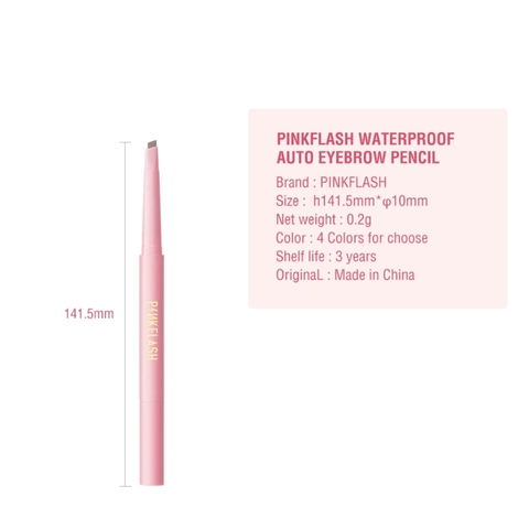 Chì Kẻ Mày Mềm Mịn Chống Trôi Pinkflash Waterproof Auto Eyebrown Pencil