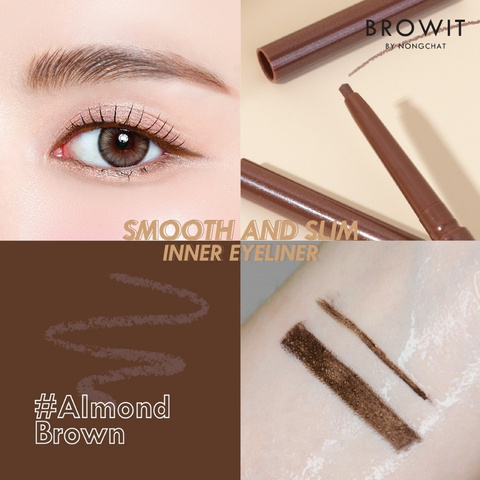 Kẻ Viền Mắt Trong Browit Nong Chat Smooth And Slim Inner Eyeliner 0.1g