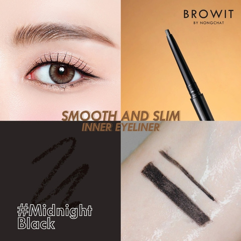 Kẻ Viền Mắt Trong Browit Nong Chat Smooth And Slim Inner Eyeliner 0.1g