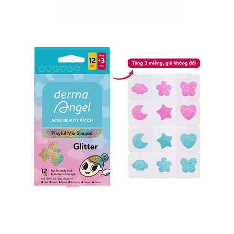 Miếng Dán Mụn Vui Nhộn Derma Angel Acne Beauty Patch (12 Miếng)