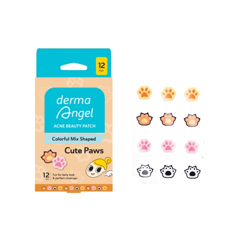 Miếng Dán Mụn Vui Nhộn Derma Angel Acne Beauty Patch (12 Miếng)