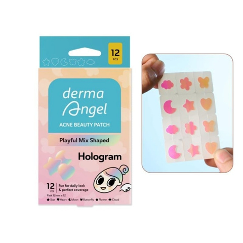 Miếng Dán Mụn Vui Nhộn Derma Angel Acne Beauty Patch (12 Miếng)