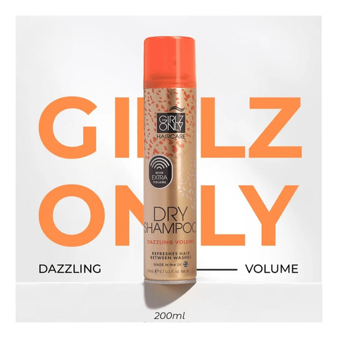 Dầu Gội Khô Girlz Only Dry Shampoo Dazzling Volume (Tóc Bồng Bềnh Tức Thì)