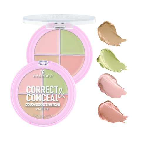 Bảng Triệt Sắc 4 Ô Essence Correct & Conceal Colour Correcting Palette 4.4g