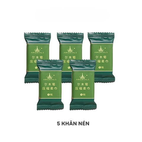 Khăn Nén Cao Cấp Amortals Compressed Towel Tablets