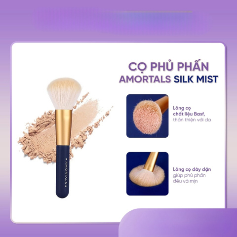 Cọ Phủ Phấn Amortals Ultra Fine Silk Mist Loose Powder Brush