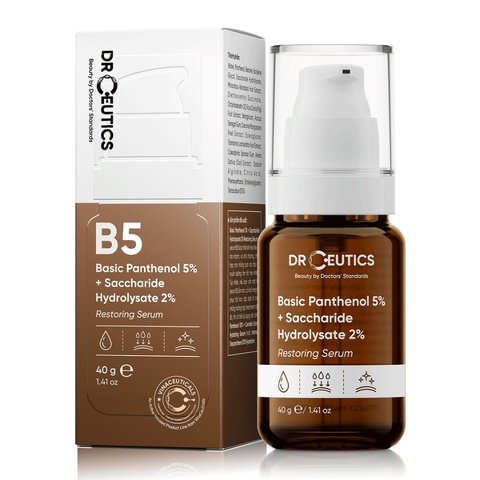 Tinh Chất DrCeutics Phục Hồi Da Basic Panthenol 5% + Saccharide Hydrolysate 2% Restoring 40g