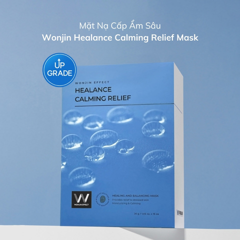 Mặt Nạ Giấy Wonjin Effect Healance Calming Relief Mask 30g (Mẫu Mới)