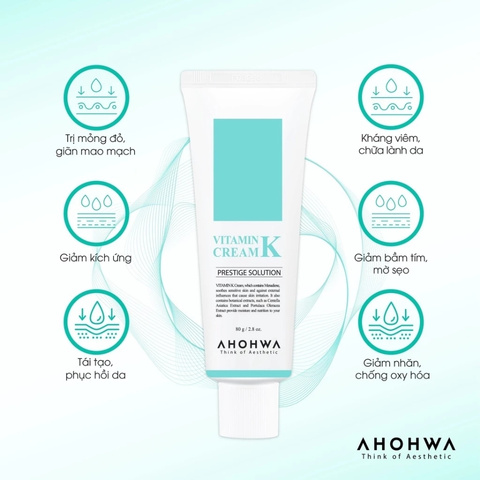 Kem Dưỡng Phục Hồi Da Ahohwa Vitamin K Cream 12g
