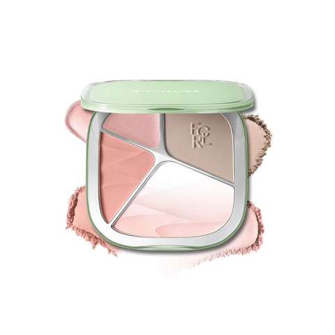 Phấn Tạo Khối 4 Ô Focallure 4 Color Highlighter Contour Palette 15.5g