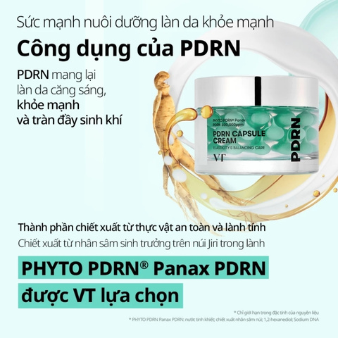 Kem Dưỡng Viên Nang VT Cosmetics PDRN Capsule Cream 100 50ml