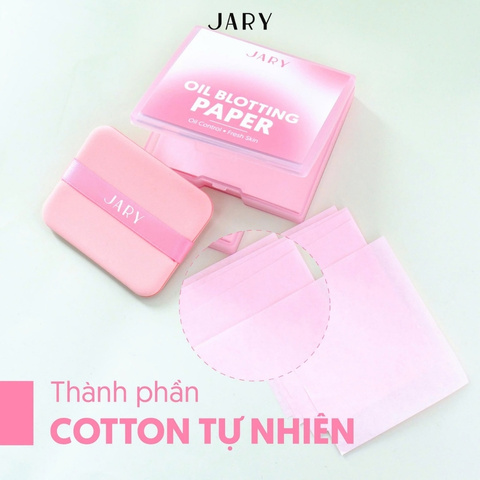 Giấy Thấm Dầu Jary Oil Blotting Paper Kiểm Soát Dầu (100 tờ)