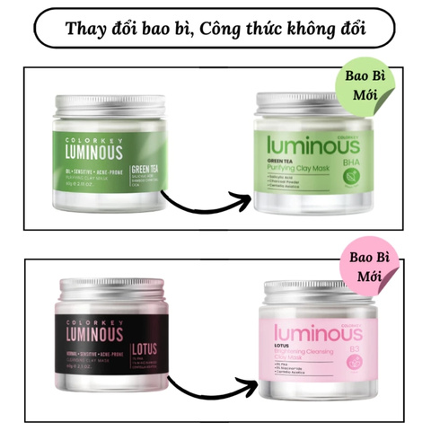 Mặt Nạ Đất Sét Colorkey Luminous Clay Mask 60g (Mẫu Mới)